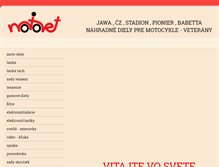 Tablet Screenshot of motovet.sk
